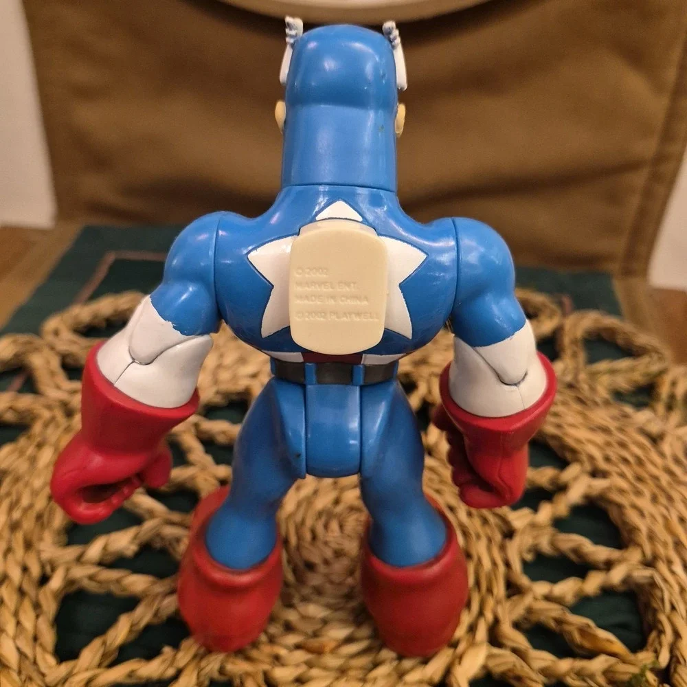 ✅Marvel Spider-Man and Friends Captain America 6 Inch Action Figure#️⃣35